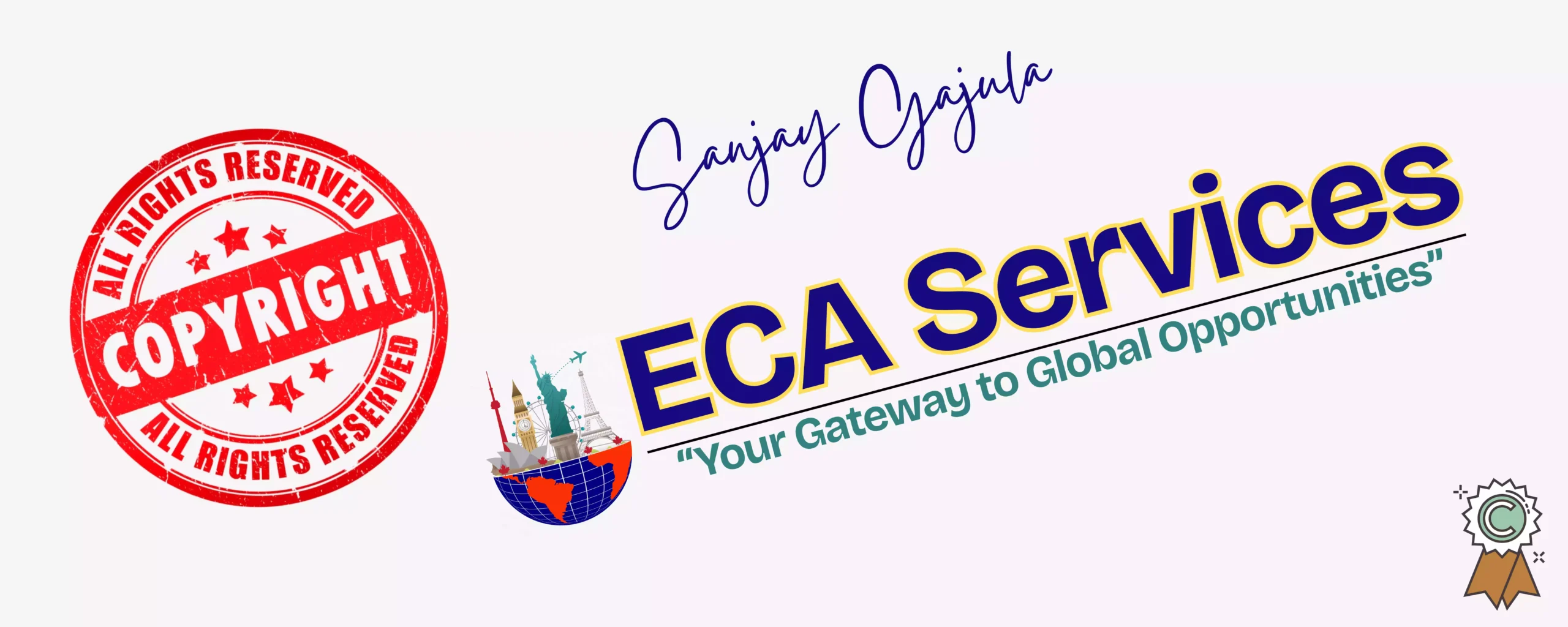 Copyright notice from ECA Services